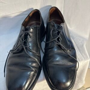 Allen Edmonds Bristol Black Leather Plain Toe Oxfords Dress Shoes Mens Sz 9 EEE